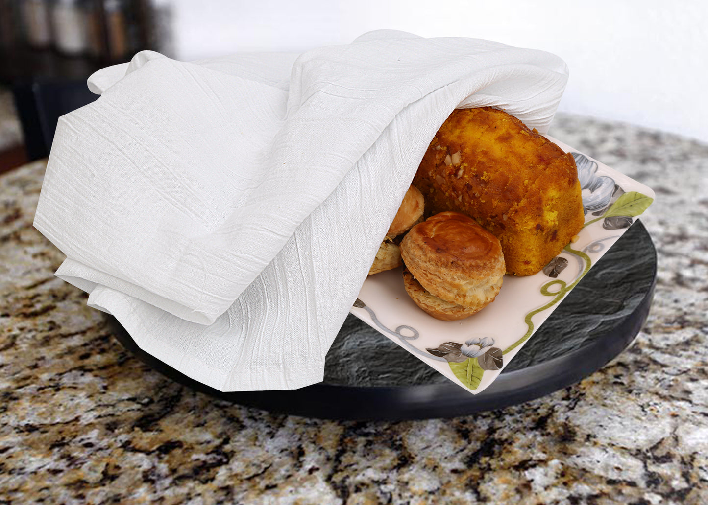 Flour Sack Kitchen Towels (12 Pack) – 100% Cotton 28×28 in, Ultra Absorbent Reusable Dish Towels for Cleaning, Baking & Multi-Purpose Use