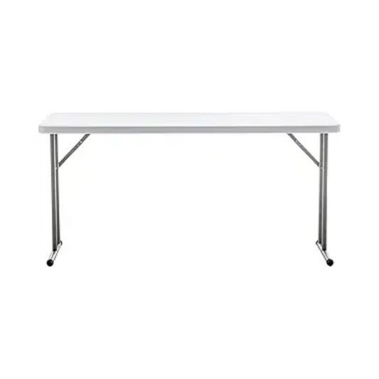 BTExpert 5-Foot - 60" - Long White Plastic Folding Seminar Training Portable Table