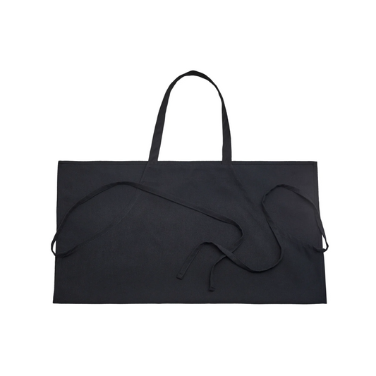 BTExpert 12-Pack Bib Apron, 32x28, Unisex Black, Extra Long Ties, Machine Washable, for Cooking & Crafting