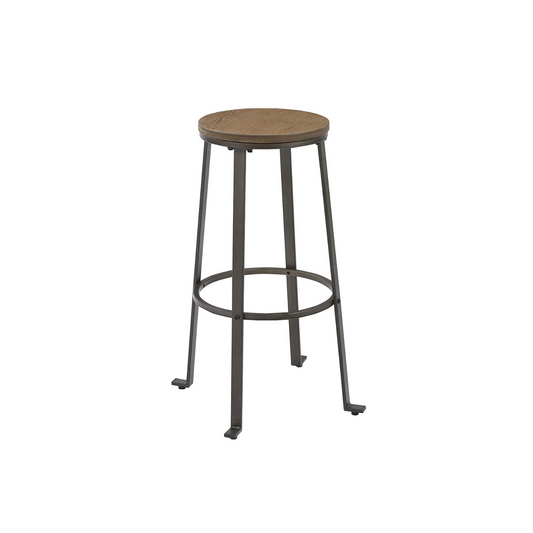 BTEXPERT 5081 Round 30" Inch Counter Bar Stool, Rustic
