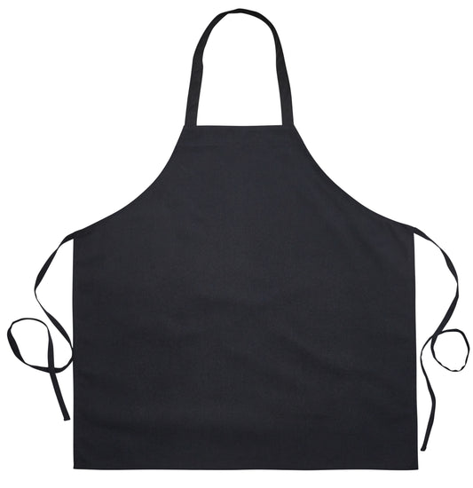 NOVASTILE Bib Apron, 32 x 28 Inches, White, Extra Long Ties, Professional Kitchen Cooking Apron