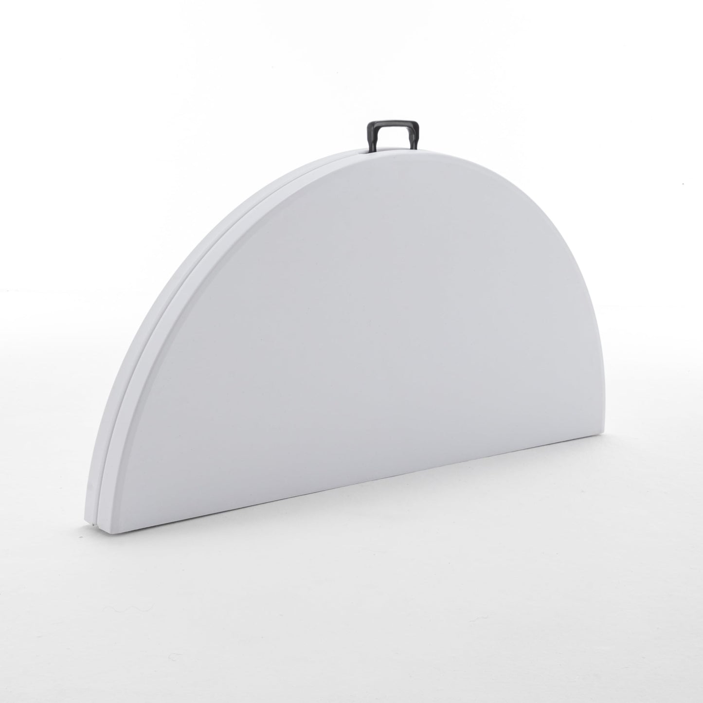 BTExpert 60" White Round Folding Table, Commercial Plastic, Portable for Banquet, Wedding, Party, Home, Patio, Indoor Outdoor - Set of 2