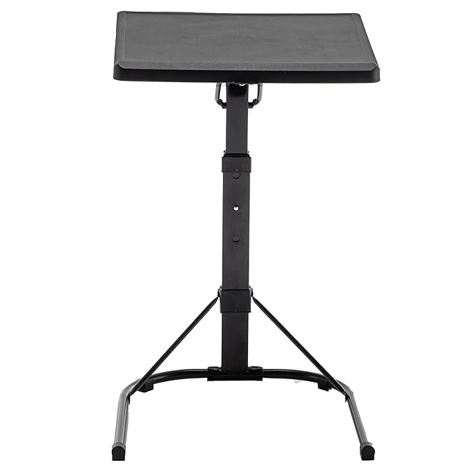 BTExpert Folding TV Tray Table Foldable 3 Adjustable Height & for Dinner