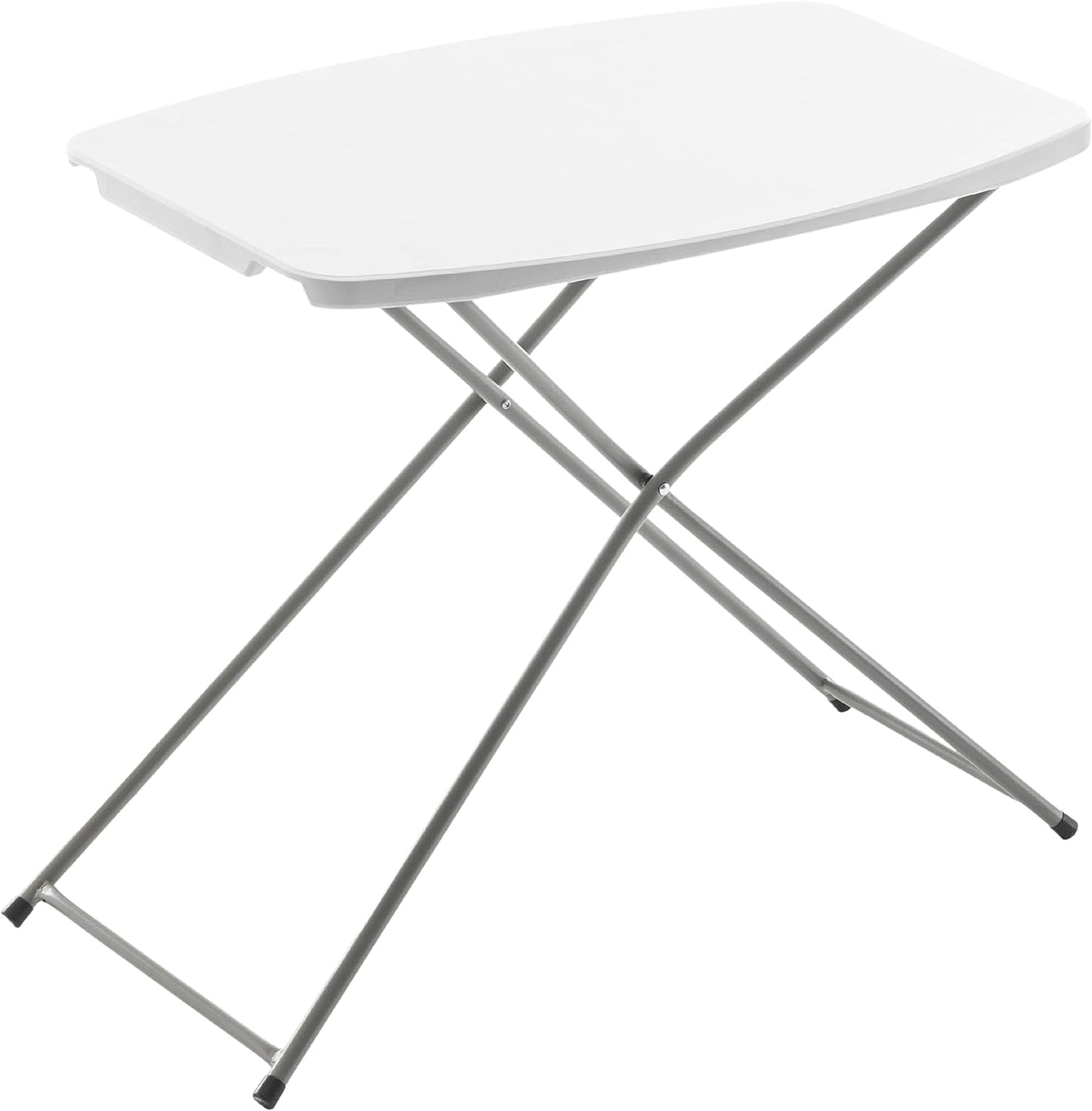 BTExpert 2.5ft Personal Folding Utility Table 29" x 19", Lightweight, Adjustable Height, Portable with Carrying Handle for Indoor Outdoor - Set of 5