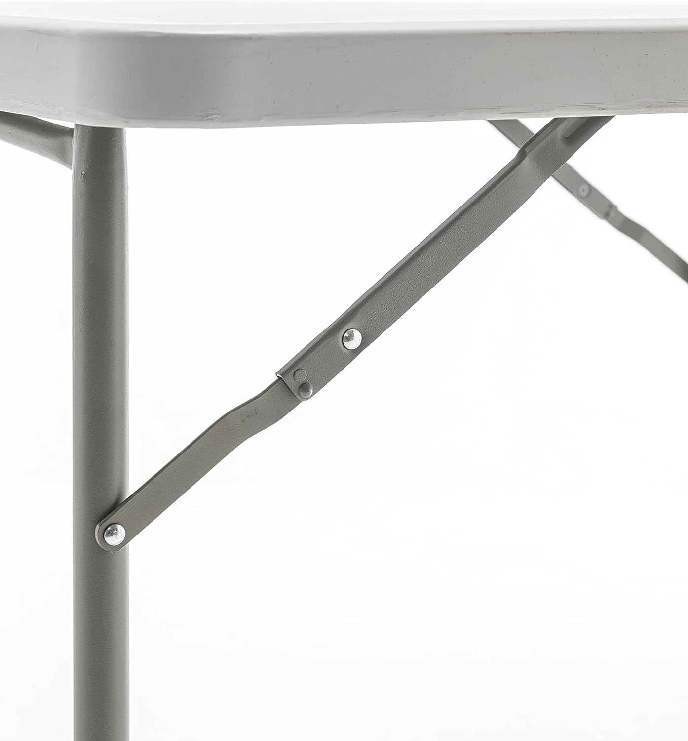 BTExpert 5-Piece Folding Card Table Set, 34" White Granite Table & 4 Gray Chair for board games Indoor Outdoor, Lightweight