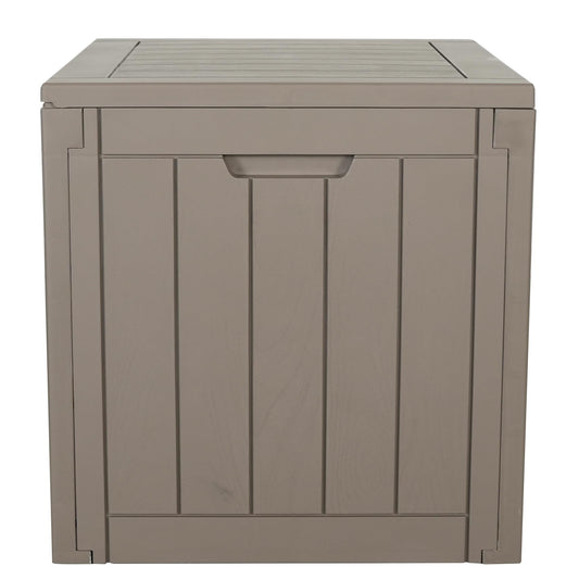 BTExpert Indoor Outdoor Storage Box, 30 Gallon Resin Deck Container for Package Delivery Patio Furniture