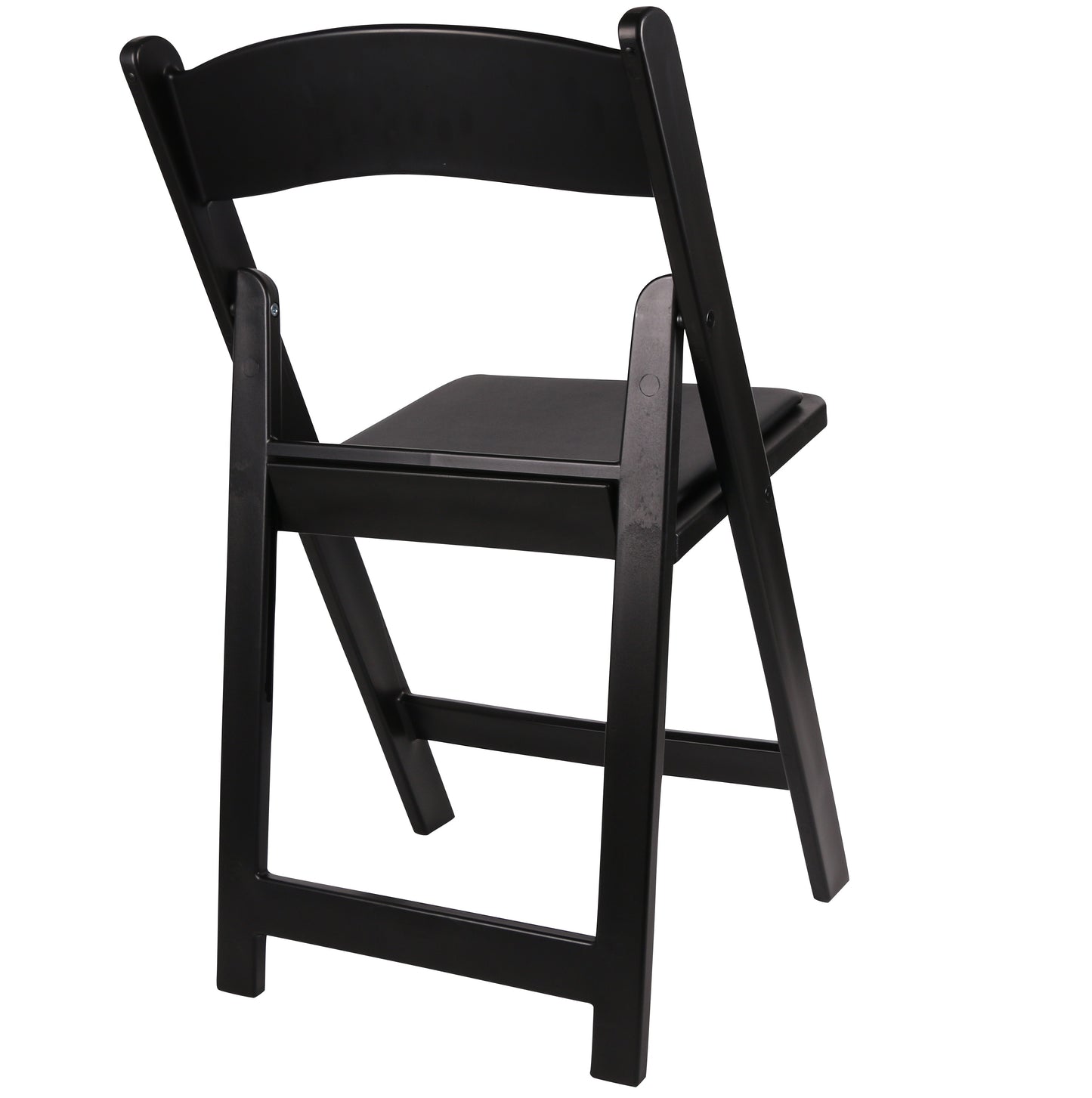 BTExpert Resin Folding Chair Vinyl Padded Seat, Lightweight for Indoor Outdoor, Home, Event, Dining, Church, School Weddings Black - Set of 30