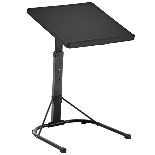 BTExpert Tray Table, Folding Table Trays 3 Adjustable Height & 3 Angle, for Laptop & Couch - Set of 2