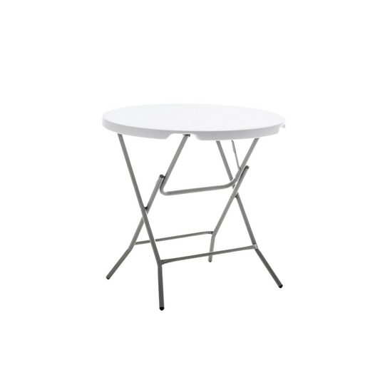 BTExpert 32" Round Folding Table, 30" Height – Commercial Portable Dining Table for Wedding, Party, Indoor, Outdoor