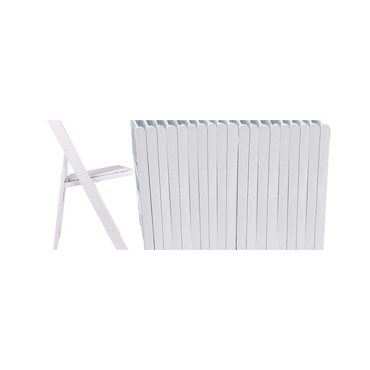 BTExpert Resin Folding Chair Indoor Outdoor lightweight Set for Event Church School Weddings White - Set of 30
