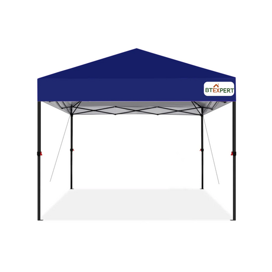 BTExpert - 10x10ft Portable Folding Shelter Outdoor Adjustable Height for Garden BBQ Picnic Camping