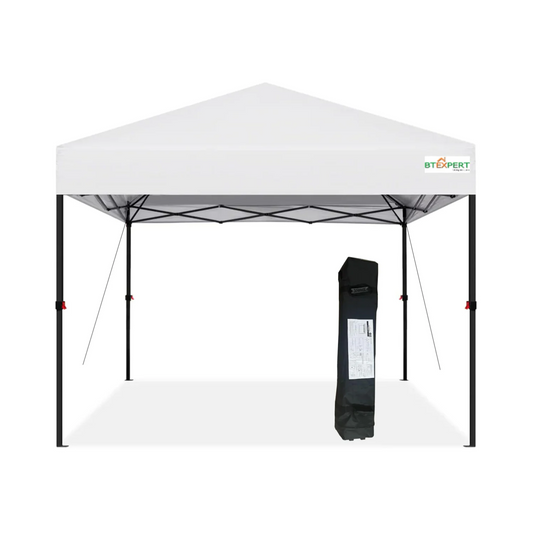 BTExpert - 10x10ft Canopy Tent, Portable Commercial Shelter Outdoor Beach Camping Backyard Activities