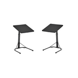 BTExpert Folding TV Tray Table Foldable 3 Adjustable Height & for Dinner