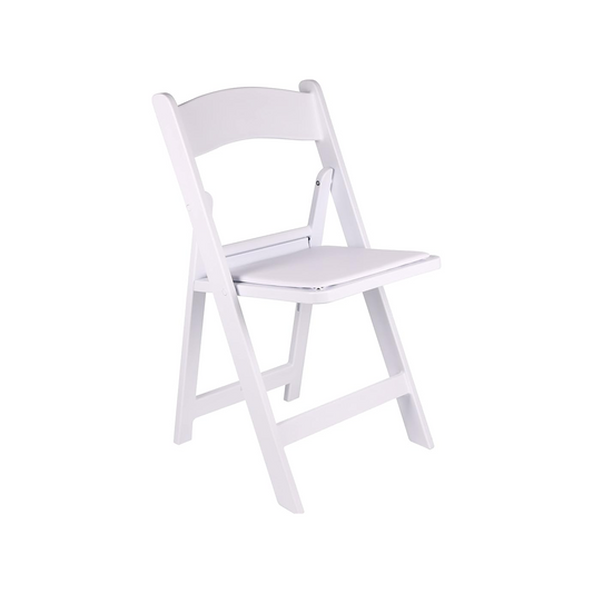 BTExpert Resin Folding Chair with Vinyl Padded Seat, Lightweight Indoor Outdoor for Home, Event, or Commercial - In Store Only