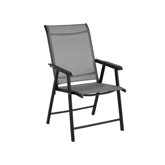 BTExpert Heavy Duty Folding Chair Outdoor Indoor Armrests Porch Balcony Garden 1 Piece