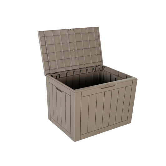 BTExpert Indoor Outdoor Storage Box, 30 Gallon Resin Deck Container for Package Delivery Patio Furniture