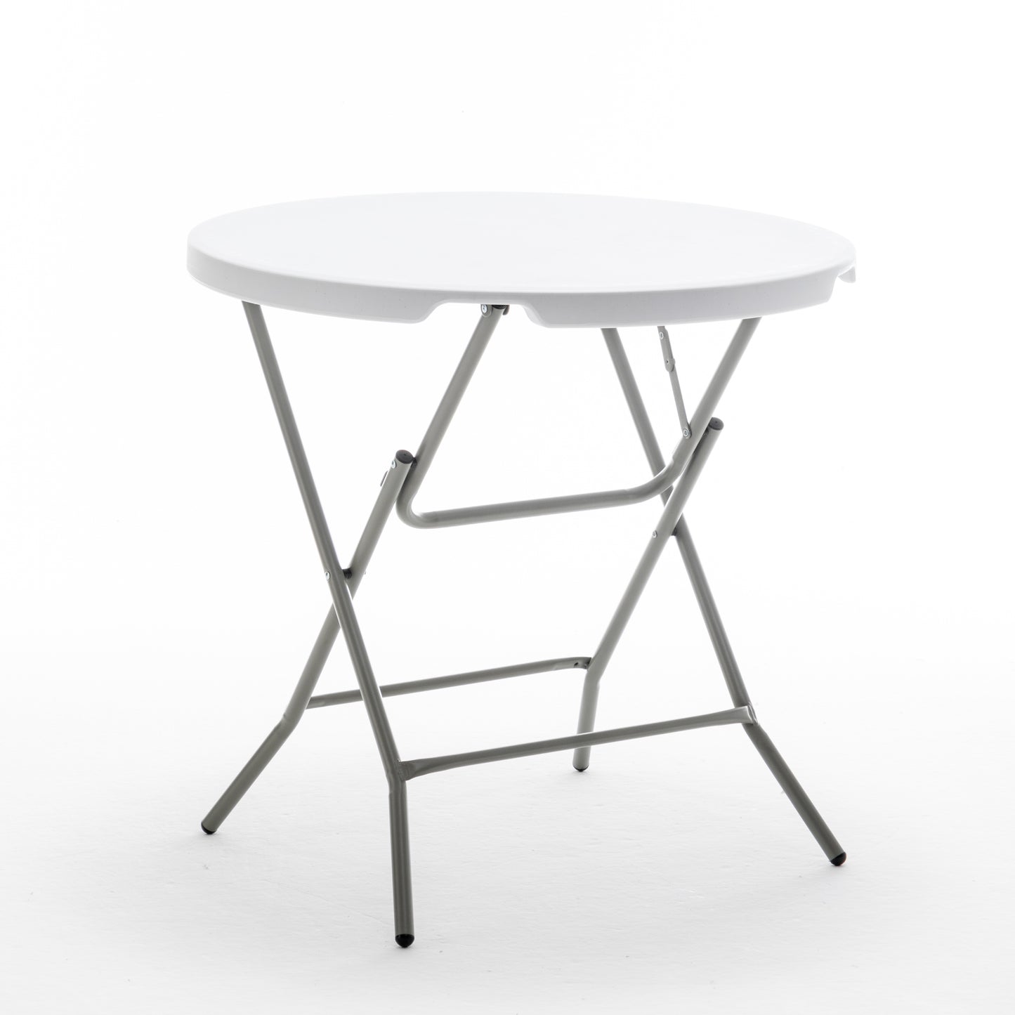BTExpert 32" Round Folding Table, 30" Height – Commercial Portable Dining Table for Wedding, Party, Indoor, Outdoor