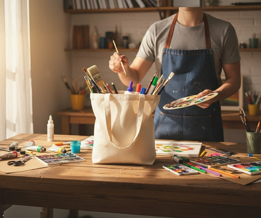 NOVASTILE 100% Cotton Natural Tote Bags NS5340