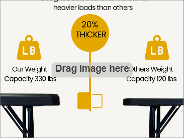 BTEXPERT 34" Bi-Folding Commercial Fold in Half Square Table Heavy Duty Portable Plastic Dining Card Table w Handle for Indoor Outdoor Kitchen Party Wedding Event Black Set of 2