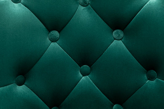 BTExpert Upholstered Dining Adjustable Seat, High Back Stool Bar Chair Green Tufted