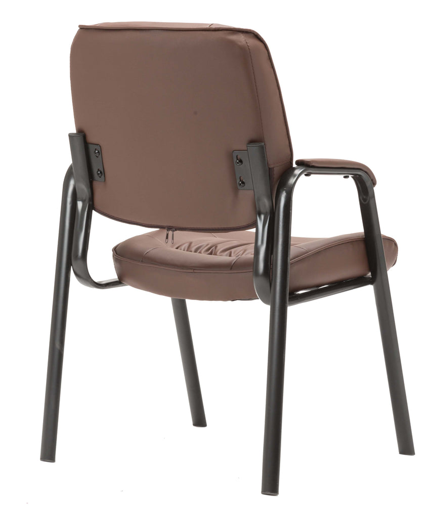 BTEXPERT Premium Leather Office Executive Chair Waiting Guest Side Cha