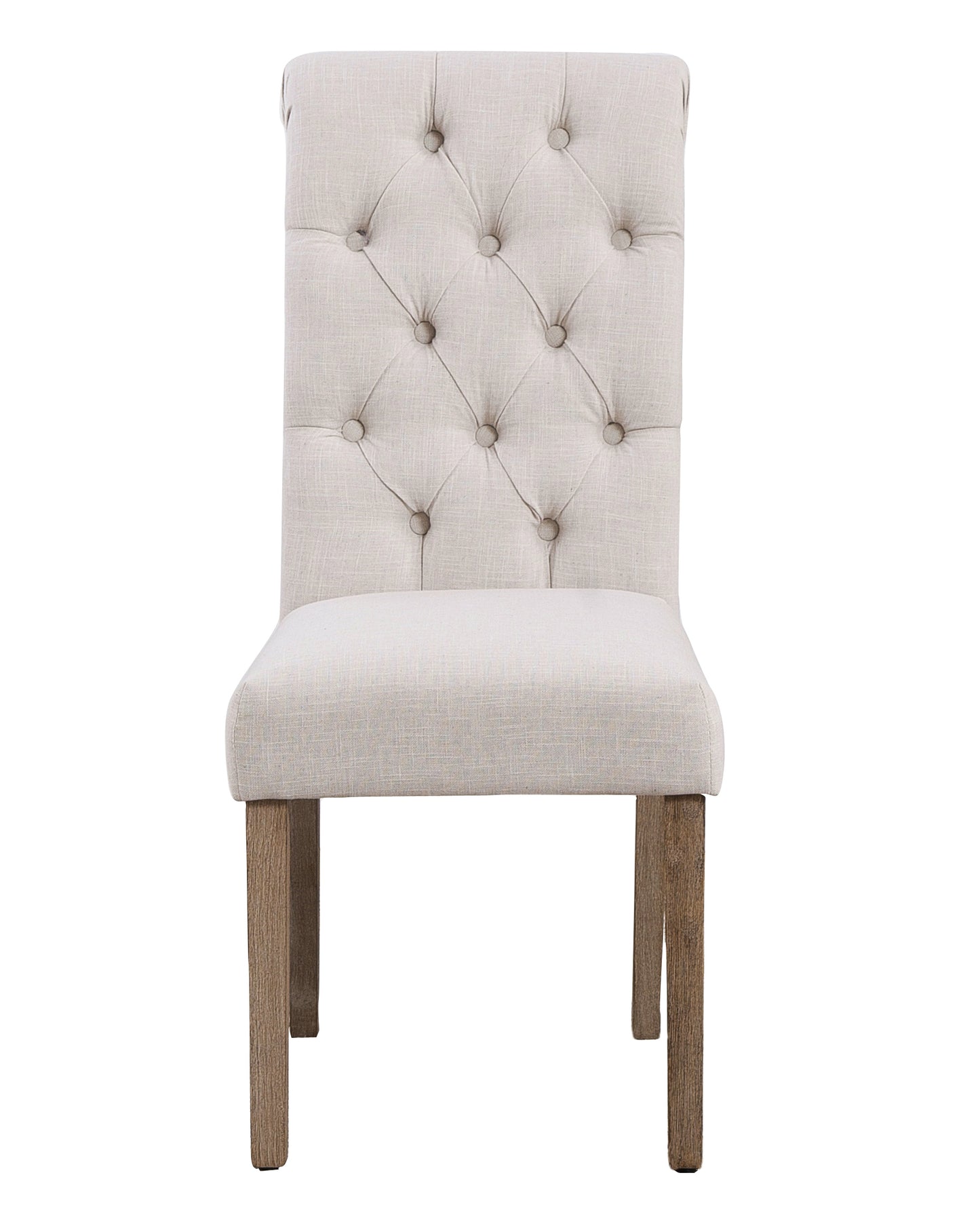 BTExpert High Back Tufted Parsons Upholstered Dining Room Chair ide Solid Wood Accent