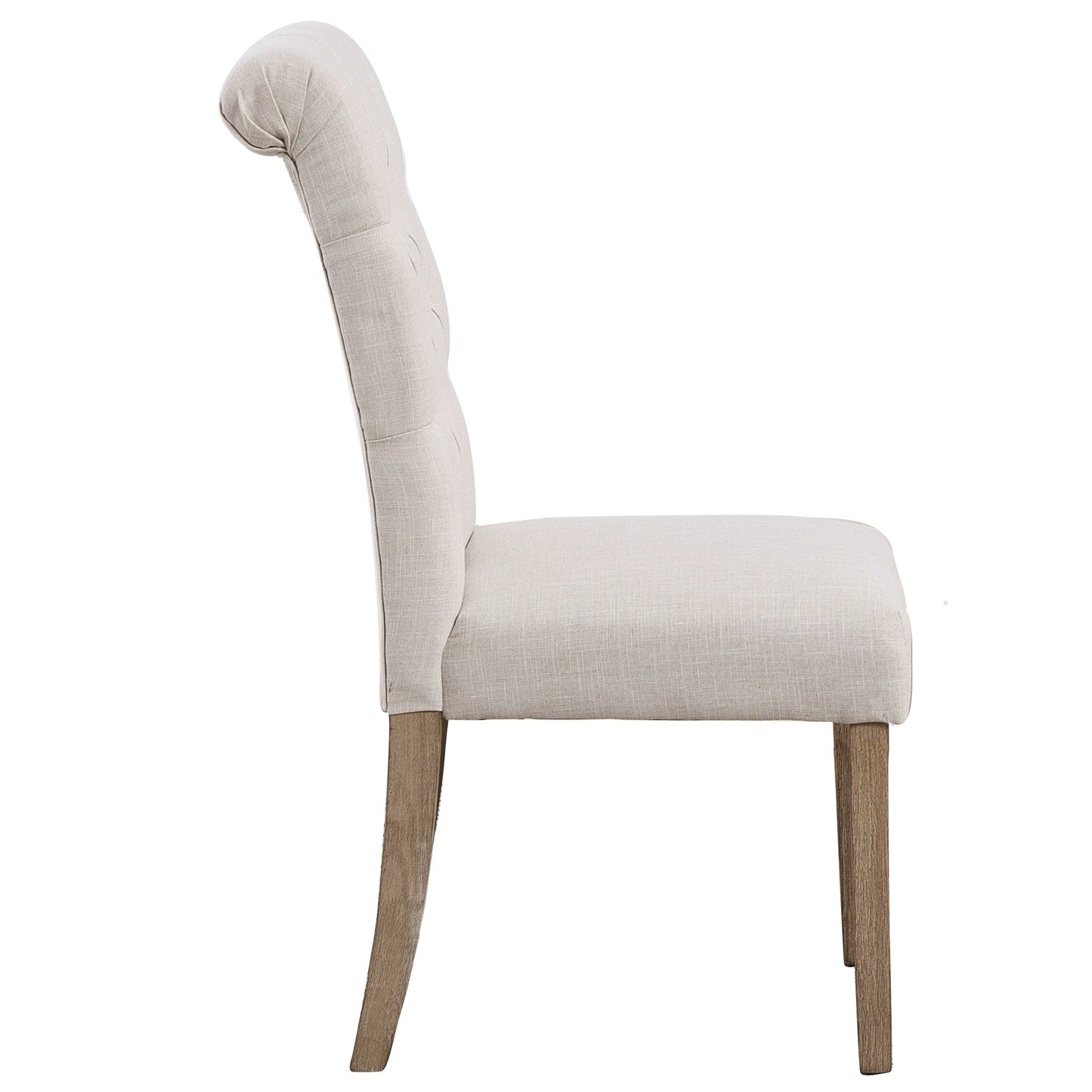 BTExpert High Back Tufted Parsons Upholstered Dining Room Chair ide Solid Wood Accent