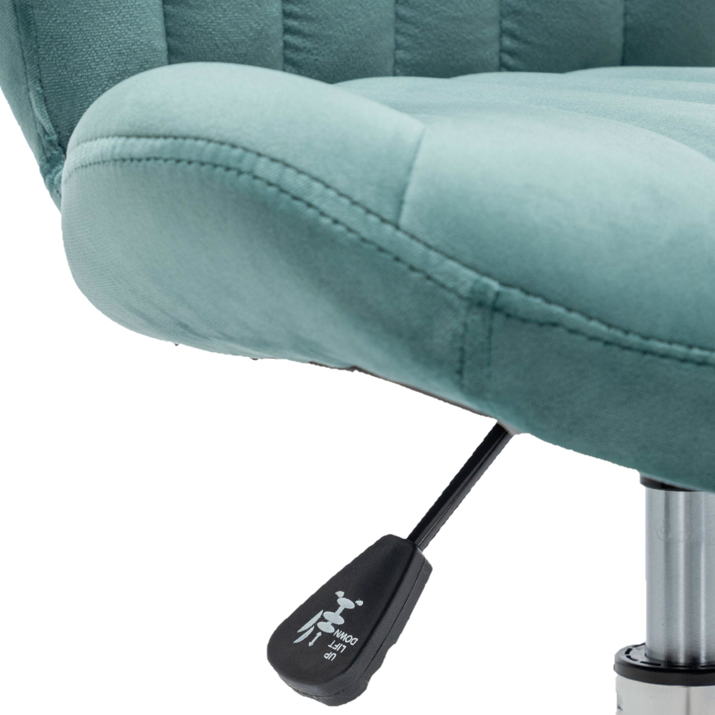 BTExpert Velvet Upholstered Office Task Chair, Plush Vanity & Conference Seating