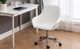 BTEXPERT Padded Adjustable Rolling Home Office Mid-Back Upholstery Chair, Swivel