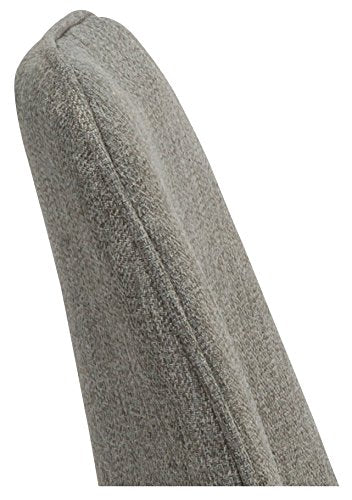 Btexpert Upholstery Dining Chairs, Steel, Gray - Set of 2