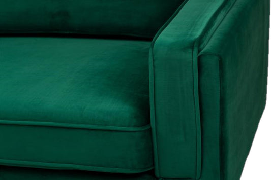 Green Velvet Arm Chair