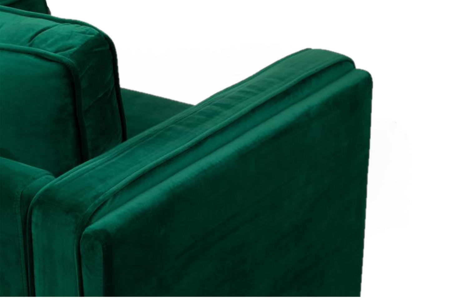 Green Velvet Arm Chair