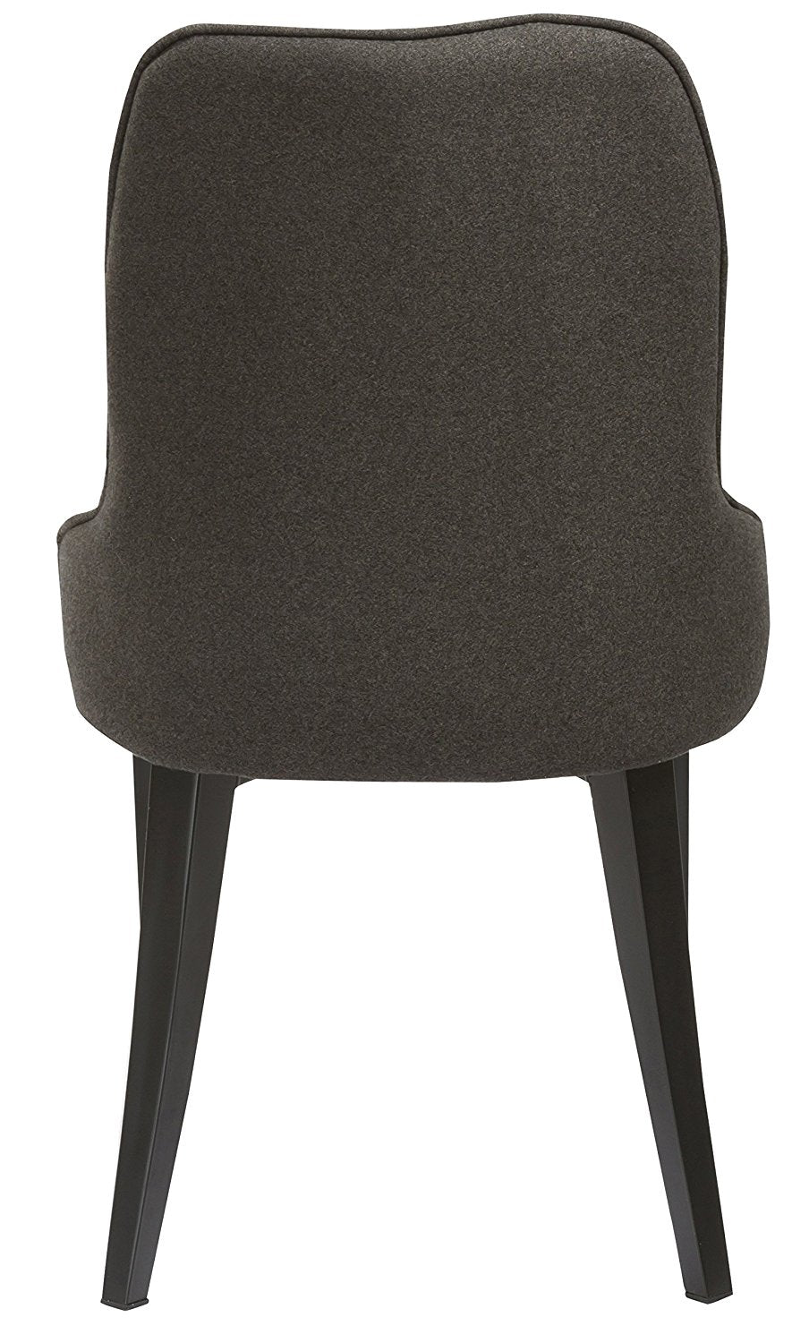Btexpert Fabric Upholstery Dining Chairs, Steel, Dark Gray - Set of 2