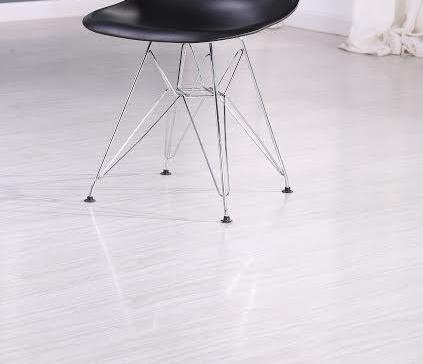 Eiffel Chrome Wire Legs Dining Side Chair Black DSR - Set of 2