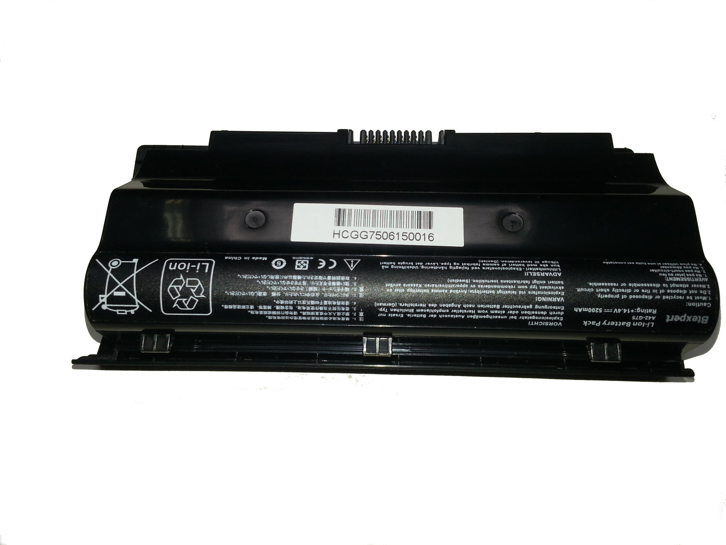 BTExpert Laptop Battery for Asus G75/G75V/VM/VW (3D Series) A42-G75 90-N2V1B1000Y 5200mAh 8 Cell