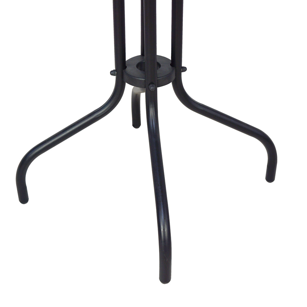 BTEXPERT Rattan Bistro Chairs - Set Of 3 Brown Stackable Patio Arm Chairs