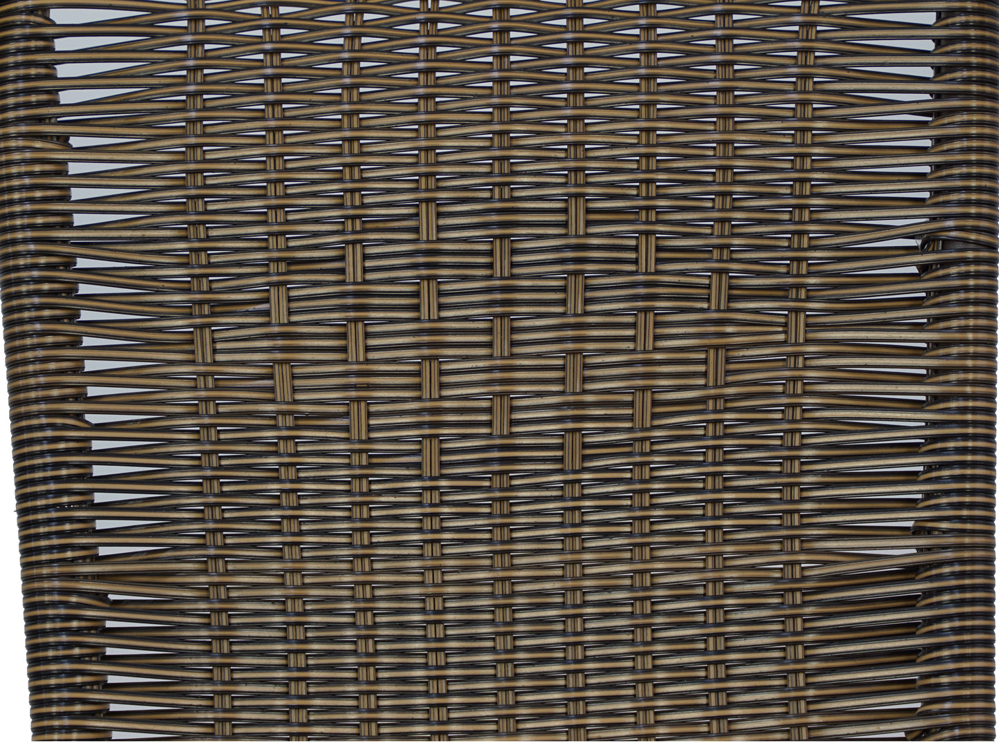 BTExpert Indoor Outdoor Brown Restaurant Rattan Stack Chairs - Set of 5