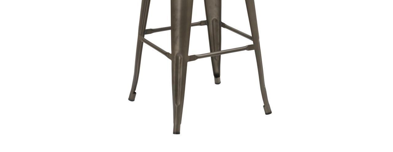 BTExpert 30" inch Industrial Metal Antique Copper Distressed Counter Bar Stool - Set of 2