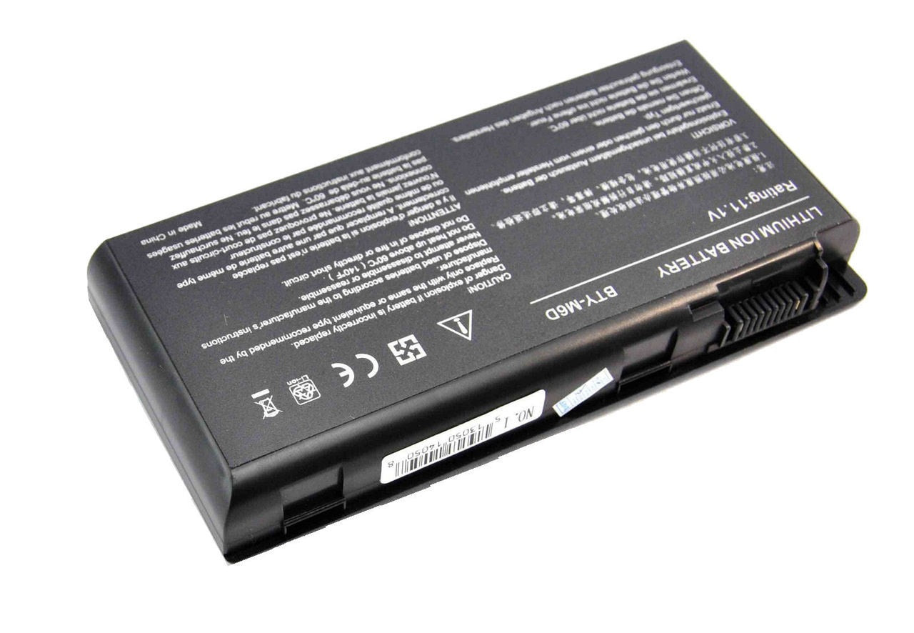 BTExpert Laptop Battery for MSI 9S7-16F211-008 BTY-M6D CR720 CZ-15/17/27/28 E6603 GT663 GT685 GT70 7200mAh 9 Cell