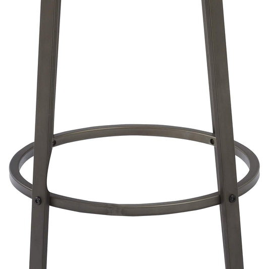 BTEXPERT 5081 Round 30" Inch Counter Bar Stool, Rustic