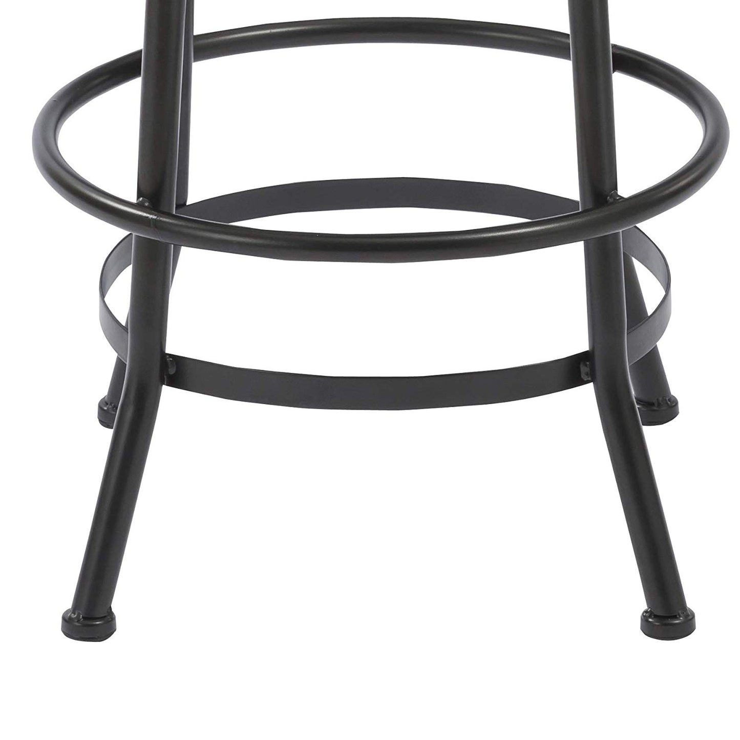BTEXPERT Distressed Industrial Swivel Adjustable Counter Bar Height Pub Stool Wood