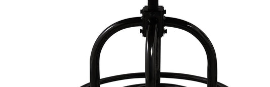 Solid 18-26 " Counter height Adjustable Bamboo top Metal Swivel Barstool - 2 pack