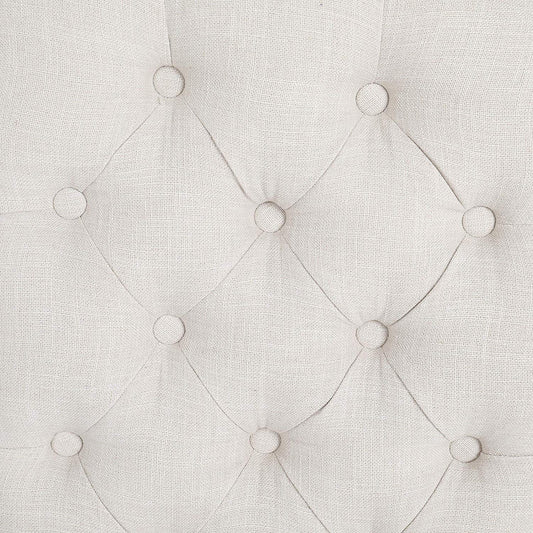 BTexpert French High Back Tufted Upholstered Dining Chair - Set of 2