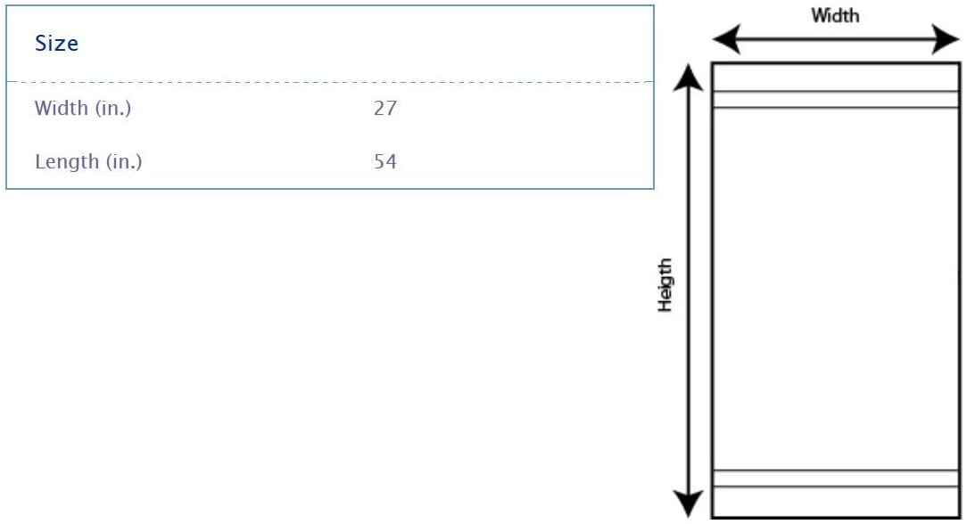 Hotel & Spa Luxury 100% Turkish Cotton Towels, 27" x 54" White - Set of 4