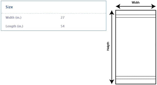 Hotel & Spa Luxury 100% Turkish Cotton Towels, 27" x 54" White - Set of 4