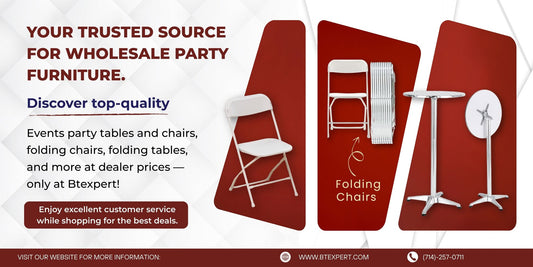 White Folding Chairs in California the ultimate guide | Btexpert