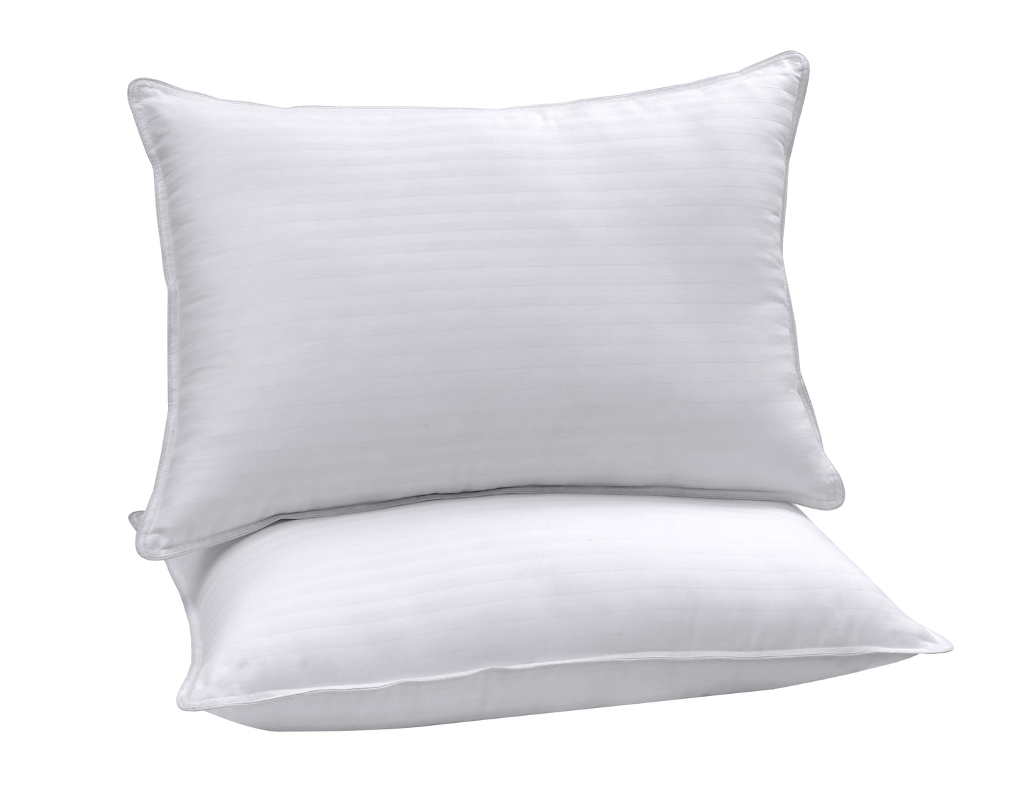 Queen Bed Pillows Set of 2 – 250 Thread Count Soft & Fluffy Down Alternative Pillows, Cooling Breathable Cotton Cover, Hotel-Quality Support for All Sleep Positions (20"x28")
