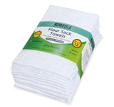 Flour Sack Kitchen Towels (12 Pack) – 100% Cotton 28×28 in, Ultra Absorbent Reusable Dish Towels for Cleaning, Baking & Multi-Purpose Use