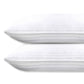 Queen Bed Pillows Set of 2 – 250 Thread Count Soft & Fluffy Down Alternative Pillows, Cooling Breathable Cotton Cover, Hotel-Quality Support for All Sleep Positions (20"x28")