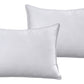 Queen Bed Pillows Set of 2 – 250 Thread Count Soft & Fluffy Down Alternative Pillows, Cooling Breathable Cotton Cover, Hotel-Quality Support for All Sleep Positions (20"x28")